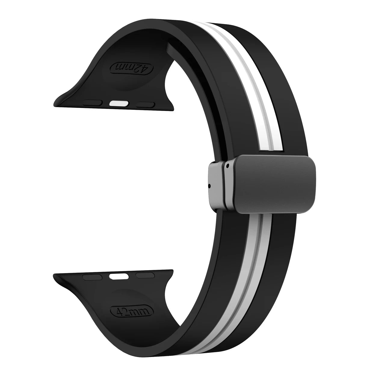 Silicone Strap for  Watch Band 44Mm 45Mm 49Mm 41Mm 42Mm 38 40Mm Magnetic Bracelet Iwatch Correa Series 9 8 7 6 5 Ultra SE 2