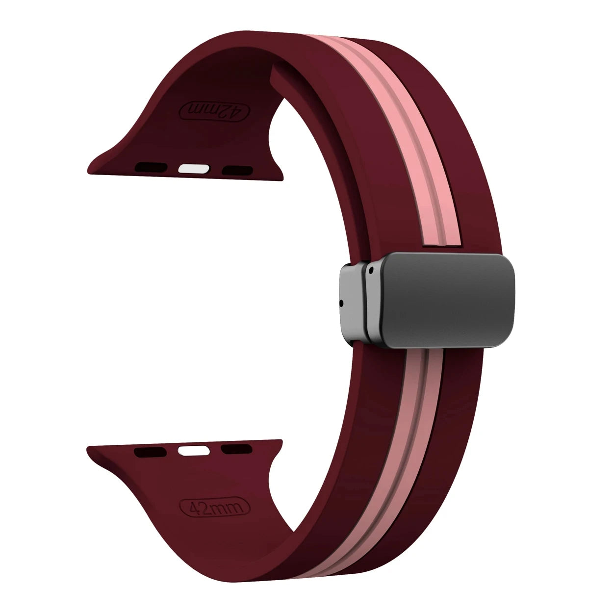 Silicone Strap for  Watch Band 44Mm 45Mm 49Mm 41Mm 42Mm 38 40Mm Magnetic Bracelet Iwatch Correa Series 9 8 7 6 5 Ultra SE 2