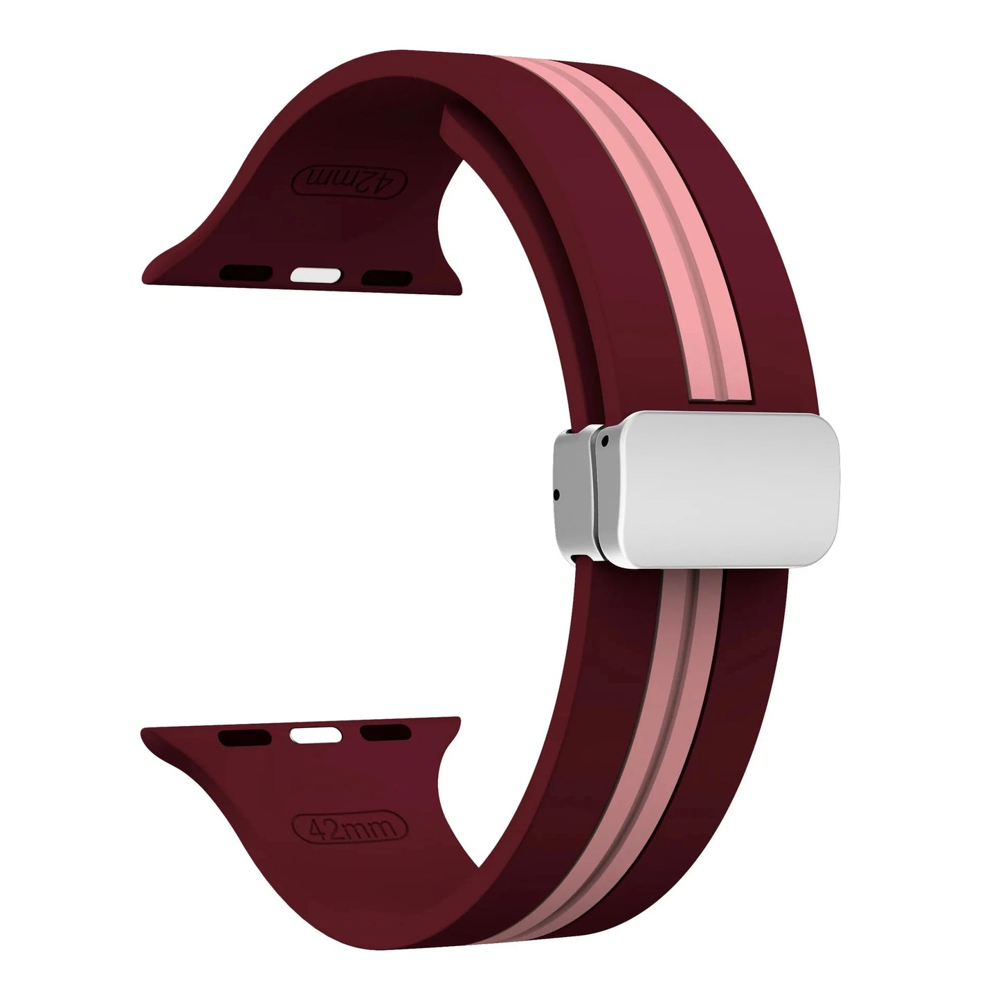 Silicone Strap for  Watch Band 44Mm 45Mm 49Mm 41Mm 42Mm 38 40Mm Magnetic Bracelet Iwatch Correa Series 9 8 7 6 5 Ultra SE 2