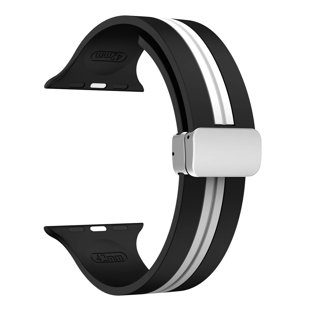 Silicone Strap for  Watch Band 44Mm 45Mm 49Mm 41Mm 42Mm 38 40Mm Magnetic Bracelet Iwatch Correa Series 9 8 7 6 5 Ultra SE 2